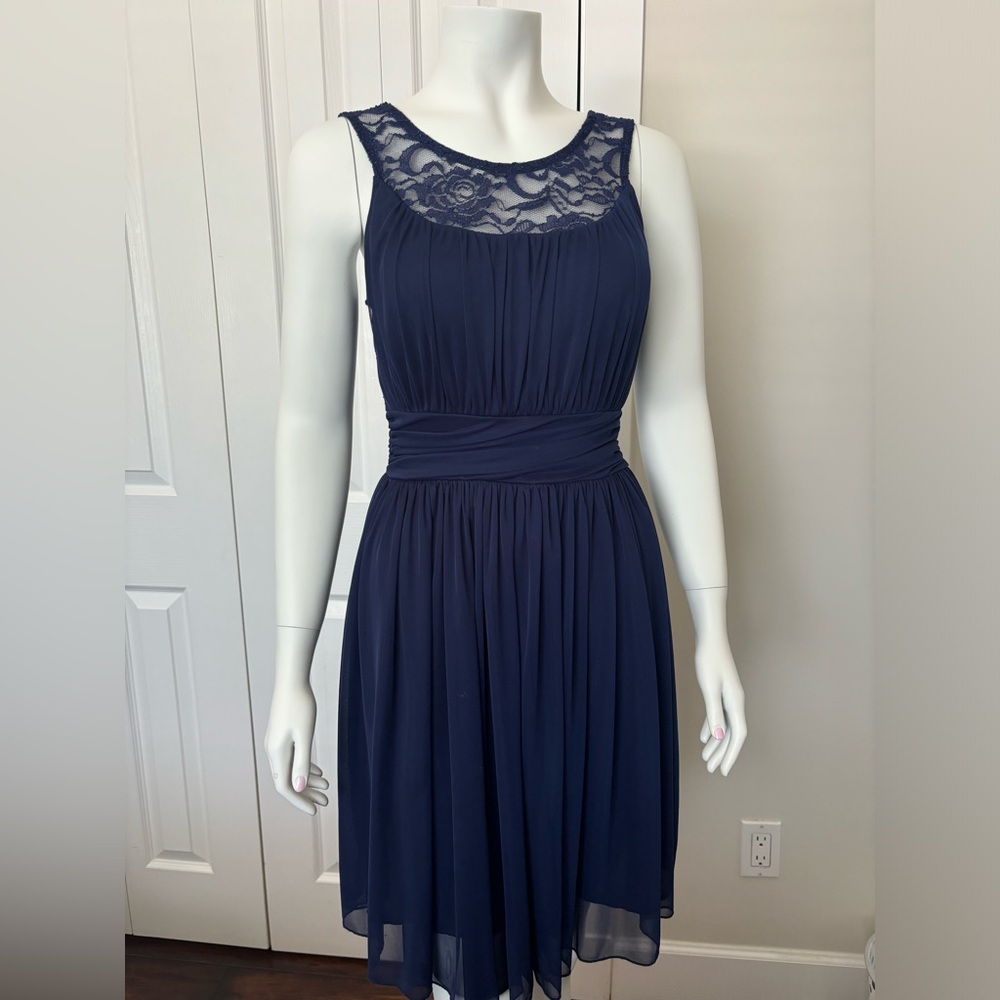 Navy blue dress